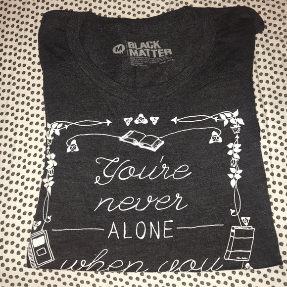 Black Matter Tops - Black Matter || Quote T-shirt